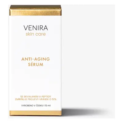 VENIRA anti-aging sérum se skvalanem a peptidy, 15 ml