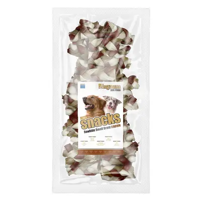 Magnum dog food Magnum Rawhide Small braid 2,5" 6,5cm 40ks BROWN