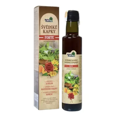 Naturprodukt Švédské kapky Forte, 250 ml