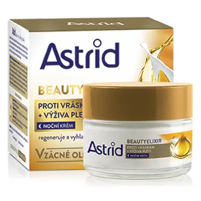 ASTRID BEAUTY ELIXIR Vyživující noční krém proti vráskám, 50 ml