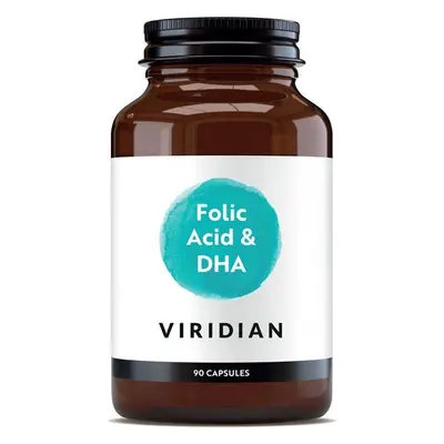 Viridian Nutrition Viridian Folic Acid with DHA, 90 ks Varianta: Folic Acid with DHA 90 kapslí (