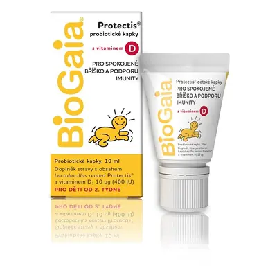 Biogaia Protectis probiotické kapky s vitamínem D, 10 ml