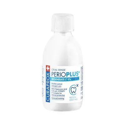 Curaprox Perio Plus+ Regenerate, ústní voda 0,09% CHX, 200 ml