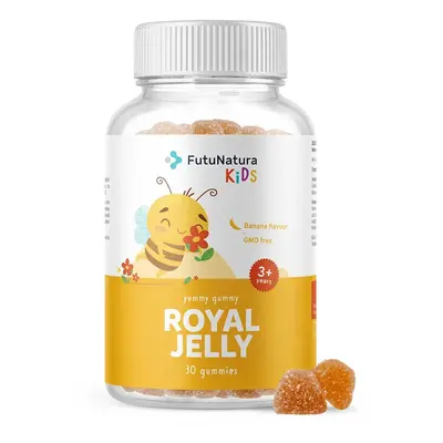 FutuNatura FutuNaturaKids ROYAL JELLY – Gumové bonbony pro děti s mateří kašičkou, 30ks