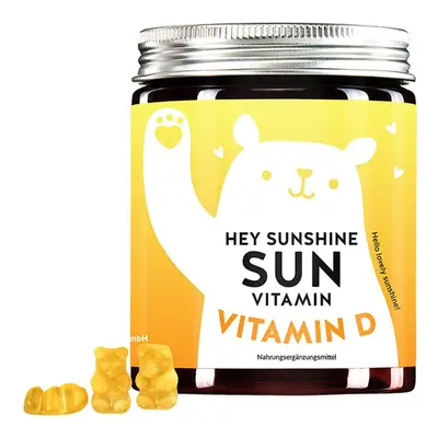 Bears with Benefits Hey Sunshine komplex s vitamínem D3 - bez cukru, 60 ks