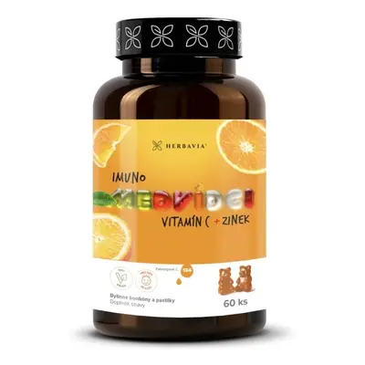 Herbavia Imuno medvídci vitamín C + zinek, 60 ks