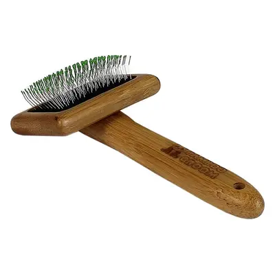 Bamboo Groom Malý jemný kartáč s nerezovými hroty, Finišák