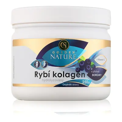 Golden Nature Rybí kolagen+Vitamin C - Borůvka 250g