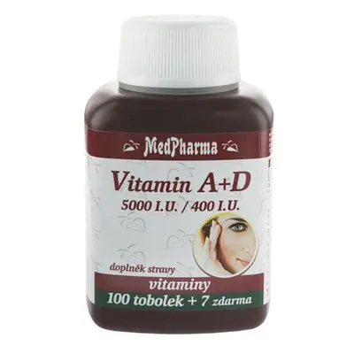 MedPharma Vitamin A + D (5000 I.U./400 I.U.) - 107 tobolek