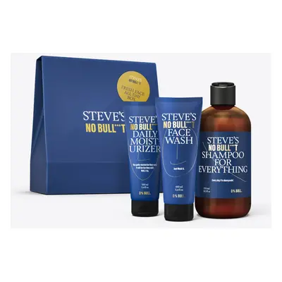 Steves Stevova obličejová sada (Face Wash, Shampoo, Daily Moist.)