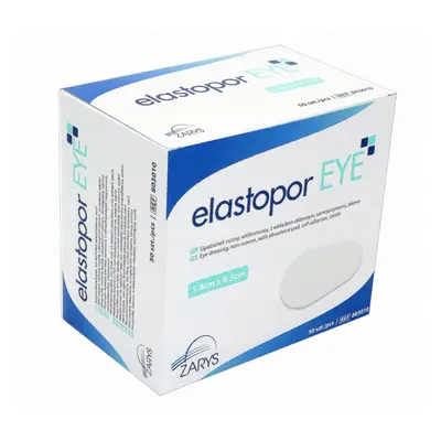 ZARYS International Group Elastopor Eye netkané oční krytí 5,8cm x 8,3cm, sterilní, 50ks