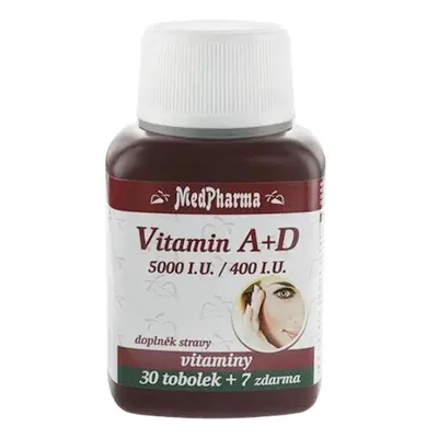 MedPharma Vitamin A + D (5000 I.U./400 I.U.) - 37 tobolek