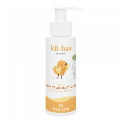 kii-baa 100% Meruňkový Bio olej 100ml 0+ Masážní