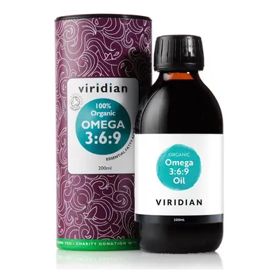 Viridian Nutrition Viridian Omega 3:6:9 Oil Organic, 200ml