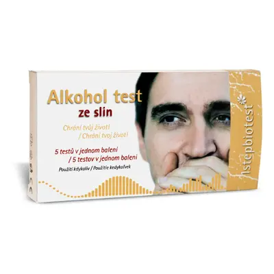 SalivaScreen 5x Alkohol test Saliva, ze slin