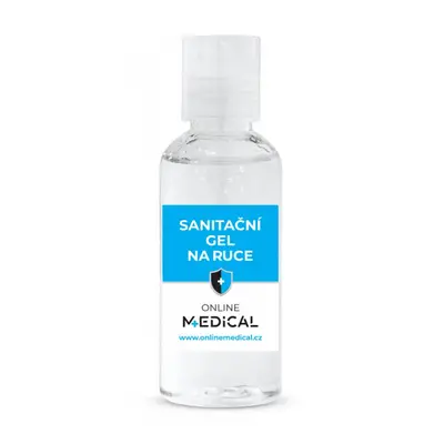 OnlineMedical Sanitační gel na ruce, OM, 50 ml