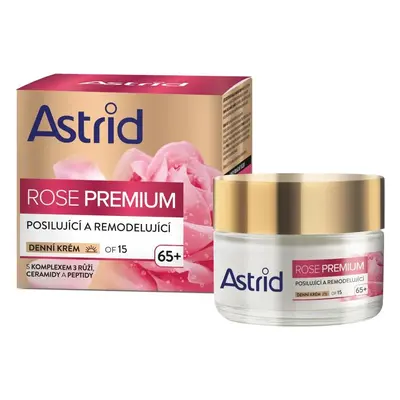 ASTRID ROSE PREMIUM 65+ Posilující a remodelující denní krém OF15 50ml