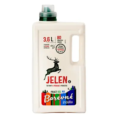 Jelen Prací gel na barevné prádlo, 3,6l