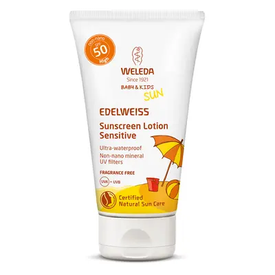 Weleda Dětský krém na opalování SPF 50 Sensitive, 50ml