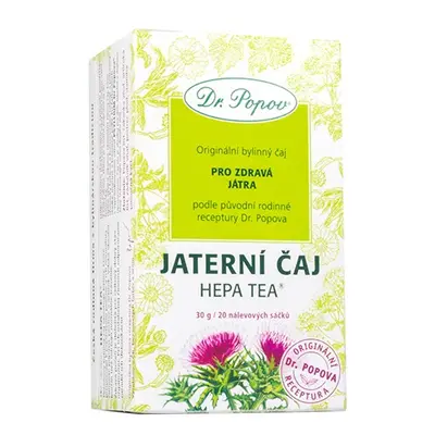 Jaterní čaj Hepa tea®, porcovaný, 30 g Dr. Popov