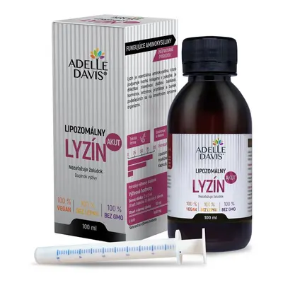 Adelle Davis Adelle Davis, Lipozomální Lyzin AKUT, 100 ml