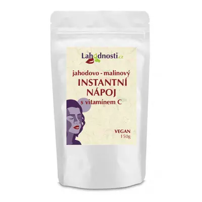 Lahodnosti Jahodovo-malinový instantní nápoj s vitamínem C pro podporu imunity, 150g