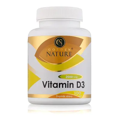 Golden Nature Vitamin D3 2000 I.U. 100 cps.