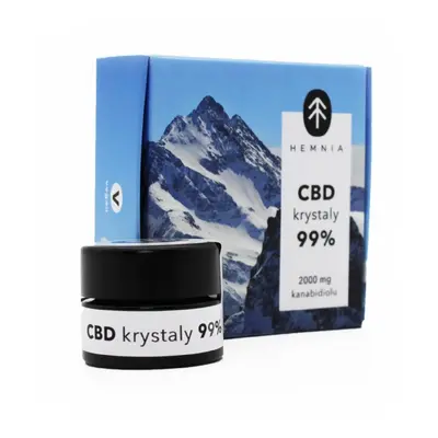 Hemnia CBD krystaly 99%, 2000 mg