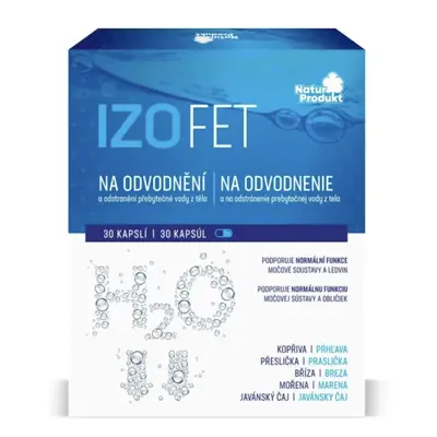 Naturprodukt Izofet na odvodnění, 30 kapslí