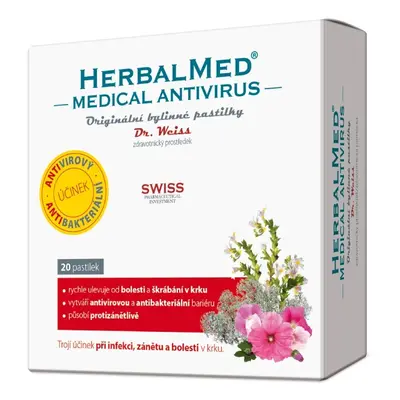 Dr. Weiss HerbalMed MEDICAL, 20 pastilek