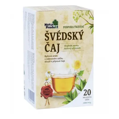 Naturprodukt Švédský čaj, 20 sáčků