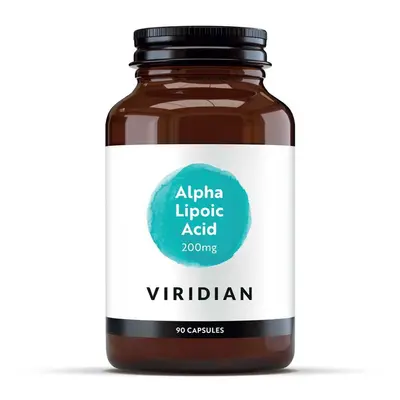 Viridian Nutrition Viridian Alpha Lipoic Acid 200mg, 90 kapslí