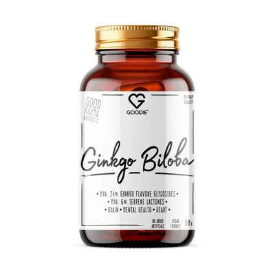 Goodie Ginkgo Biloba prémiový extrakt min. 24% ginkgo glycosides, 60ks