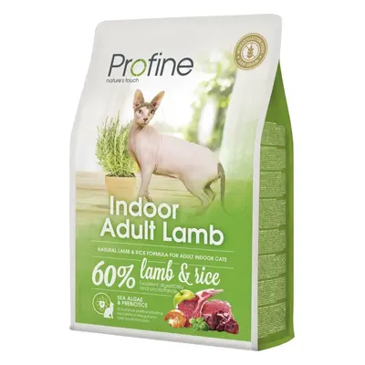 Profine Cat krmivo pro uvnitř žijící dospělé kočky s jehněčím a rýží, 2 kg