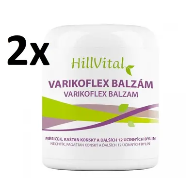 HillVital Varikoflex balzám, na křečové žíly, 2x250ml