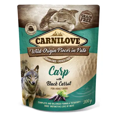 Carnilove Dog Kapsička pro psy paté kapr, vnitřnosti a černá mrkev, 300 g