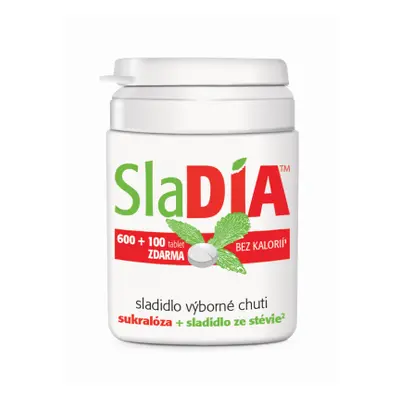 SlaDIA sladidlo, 600 + 100 tablet ZDARMA