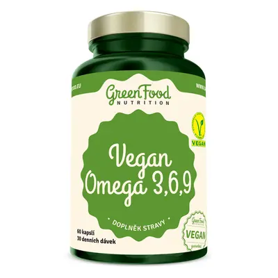 GreenFood Nutrition Vegan Omega 3,6,9 60 kapslí