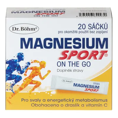 Dr. Böhm Magnesium Sport On the Go, 20 sáčků