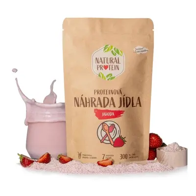 Natural Protein Náhrada jídla- jahoda, 350g