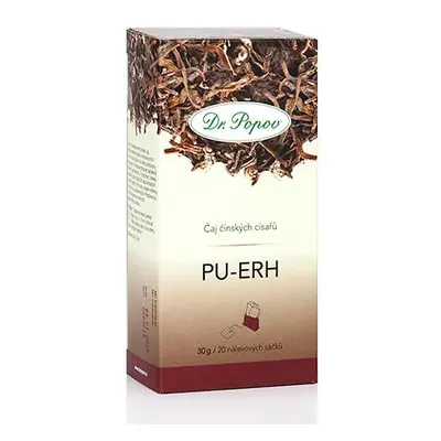 Pu-Erh, polofermentovaný čaj, 30 g Dr. Popov