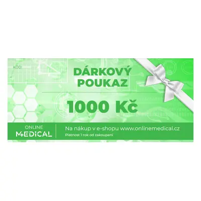 Dárkový poukaz OnlineMedical - 1000 Kč