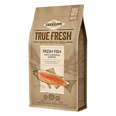 Carnilove TRUE FRESH krmivo pro dospělé psy s rybou, 1,4 kg