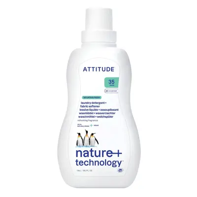 Prací gel a aviváž (2 v 1) ATTITUDE s vůní Mountain Essentials 1050 ml (35 dávek)