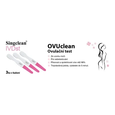 Singclean® 3x OVUCLEAN ovulační test - MidStream