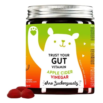 Bears with Benefits Trust your gut Vitamíny pro lepší zažívání a detox - bez cukru, 60 ks