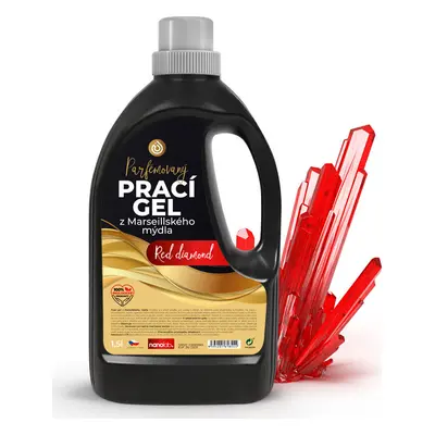 Nanolab Prací gel z Marseillského mýdla Red diamond, 1,5 l, 40PD