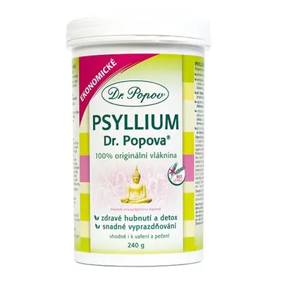 Vláknina Psyllium DÓZA, 240 g Dr. Popov