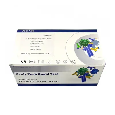 REALY TECH CO., LTD. 25x Helicobacter Pylori test - Realy Tech