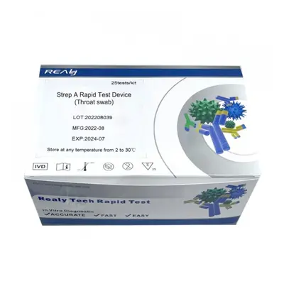 REALY TECH CO., LTD. 25x Strep A test - Realy Tech